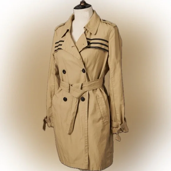 Jean Paul Gaultier x Target Women’s Trench Coat, Beige, Tan. Size M. - Picture 2 of 14